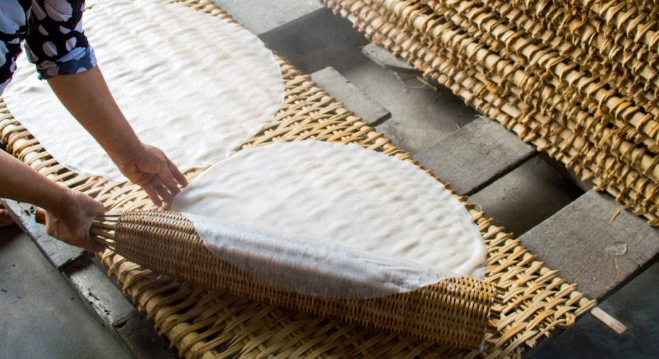 Visit a workshop ashore to learn how rice is made