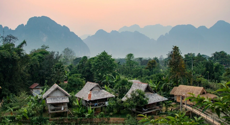 Visit of a small village