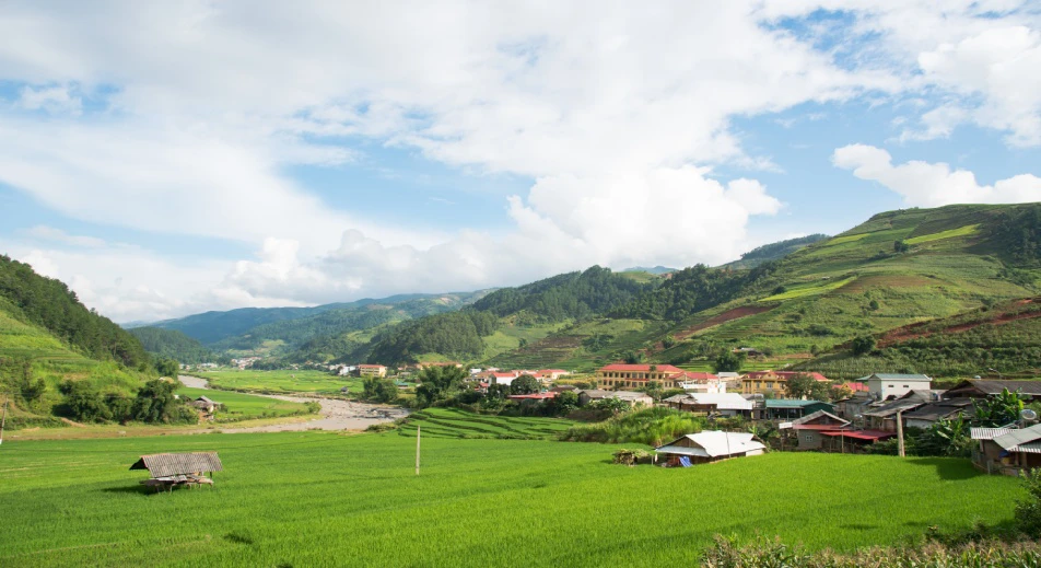 Visite d'un village local