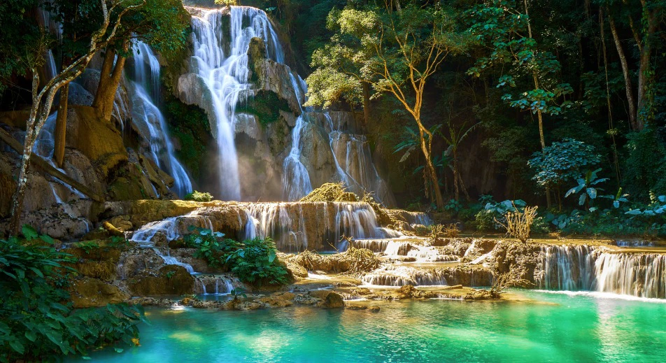 Visite de la cascade de Kaung Si