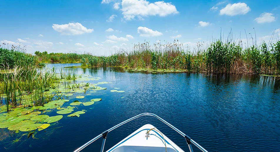 Delta du Danube en bateau rapide