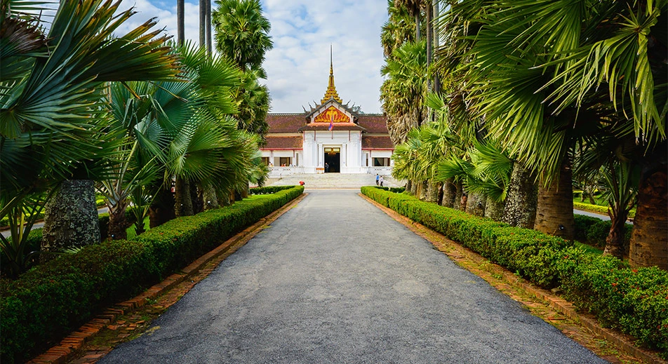 Visite du musée national de Luang Prabang