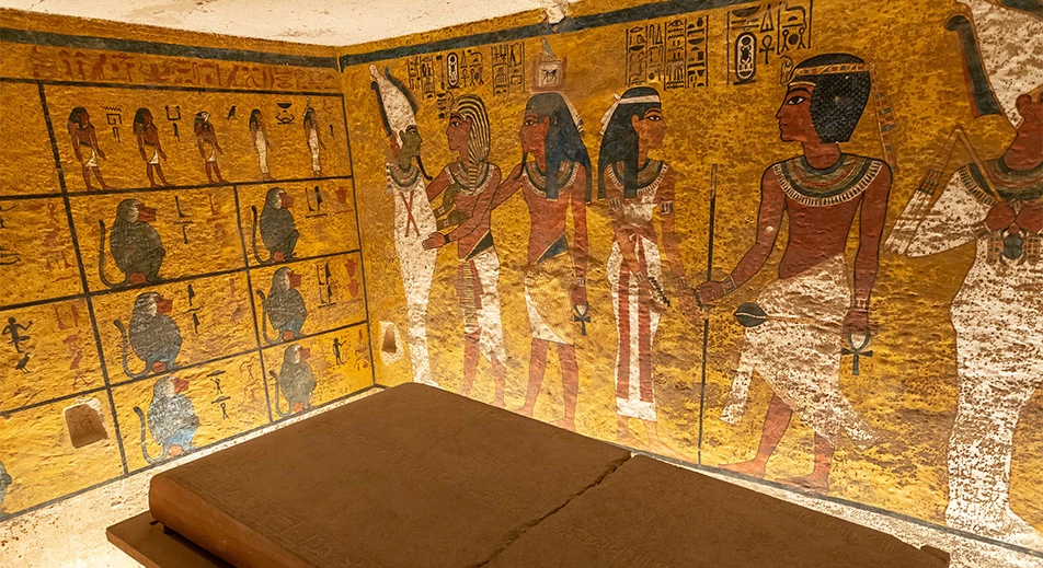 Visite de la tombe de Toutankhamon