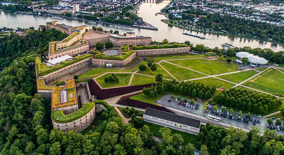 Visite guidée de Coblence et de la forteresse Ehrenbreitstein