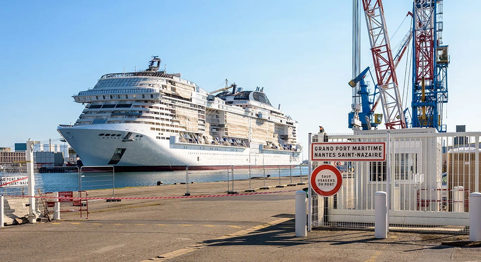 Visite guidée du chantier naval de Saint-Nazaire