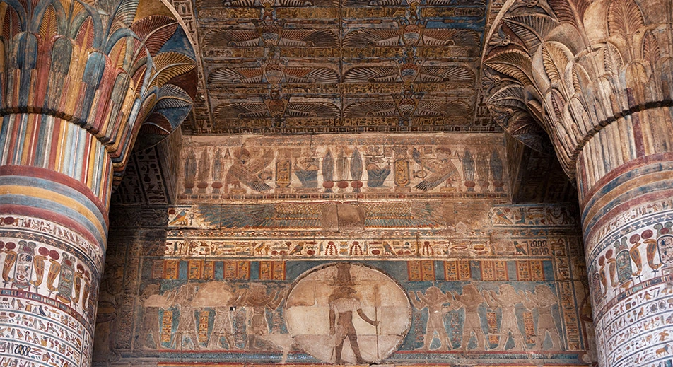 Visite du temple d'Esna