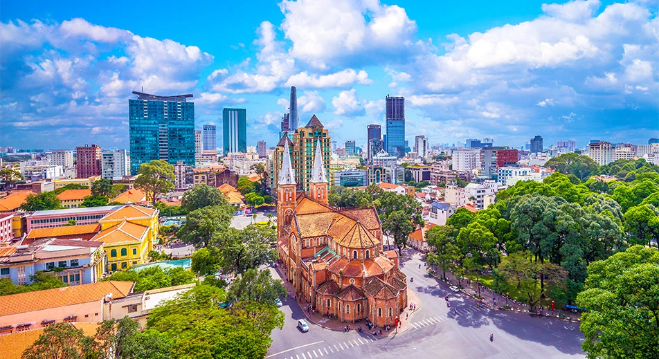 Visite de la ville de Ho Chin Minh