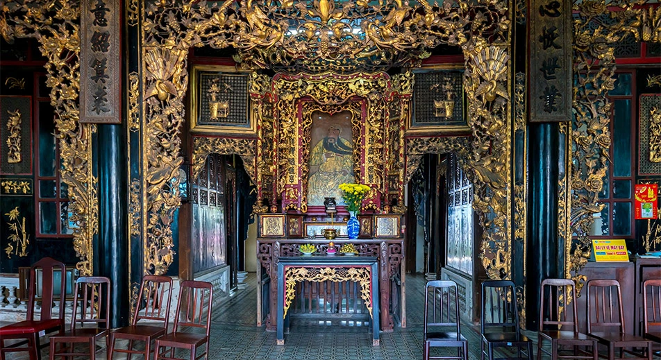 Visita della casa di Huynh Thuy Le
