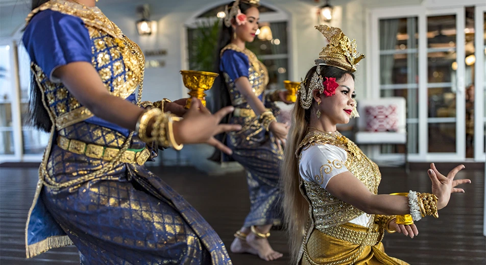 Démonstration de danse nationale khmère