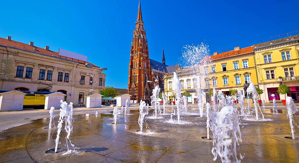 Découverte d'Osijek à vélo