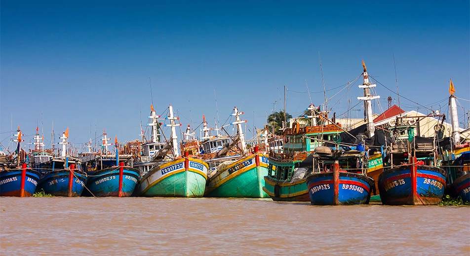 Visita del mercado flotante de Long Xuyen
