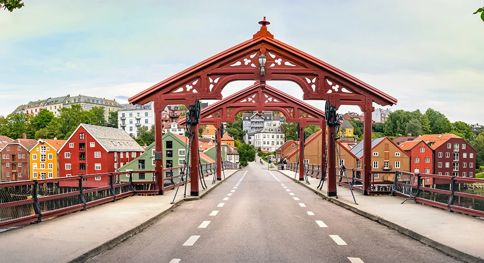 Tour de la ville de Trondheim à vélo