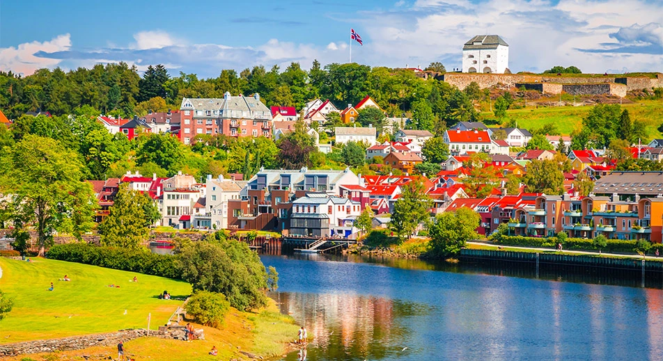 Visite de la ville de Trondheim