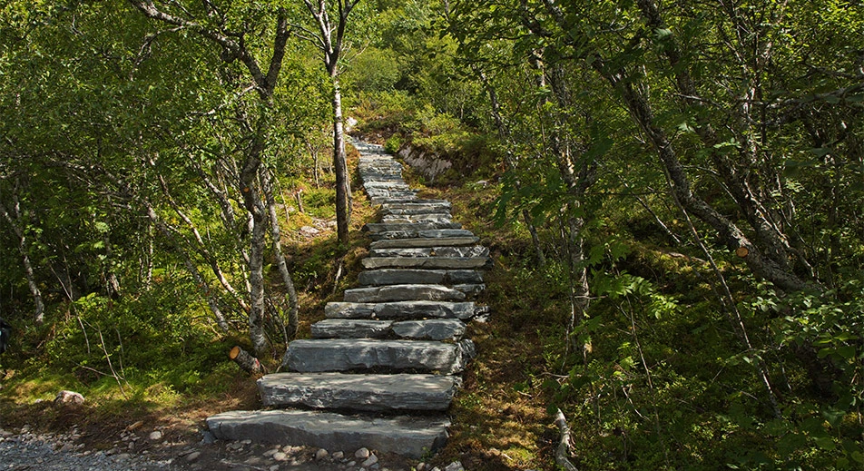 Randonnée à Torghatten