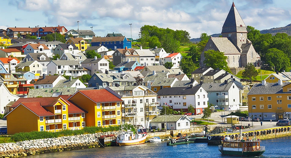 Promenade dans la ville de Kristiansund