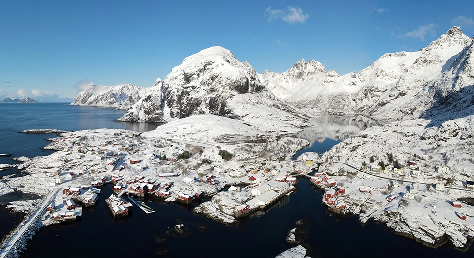 Visite du village de Å