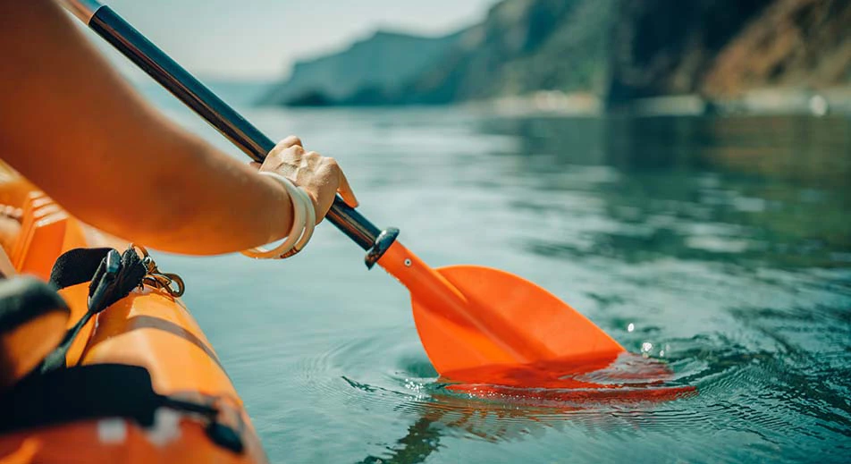 Excursion en kayak gonflable