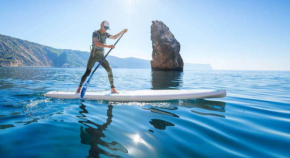 Excursion en stand-up paddle