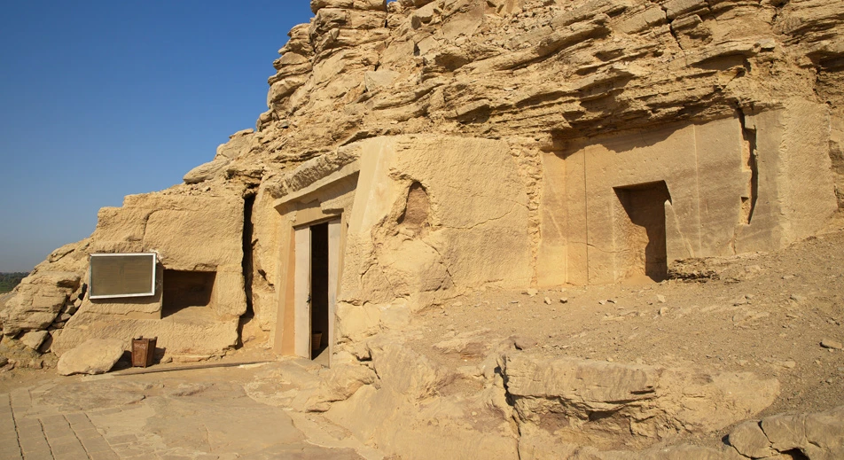 Visite du temple de El Kab