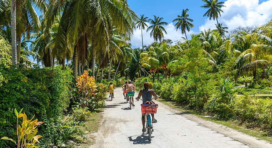 Découverte de La Digue à vélo