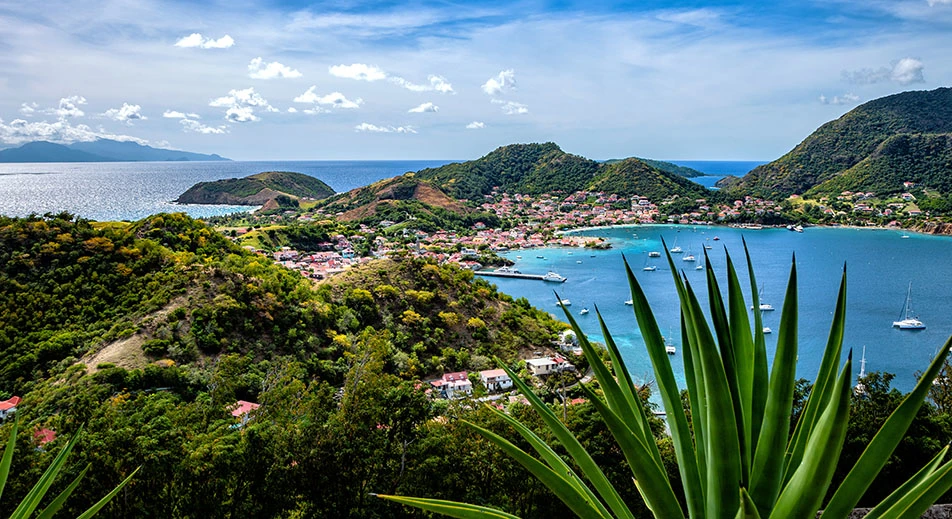 The Saintes by boat and swimming