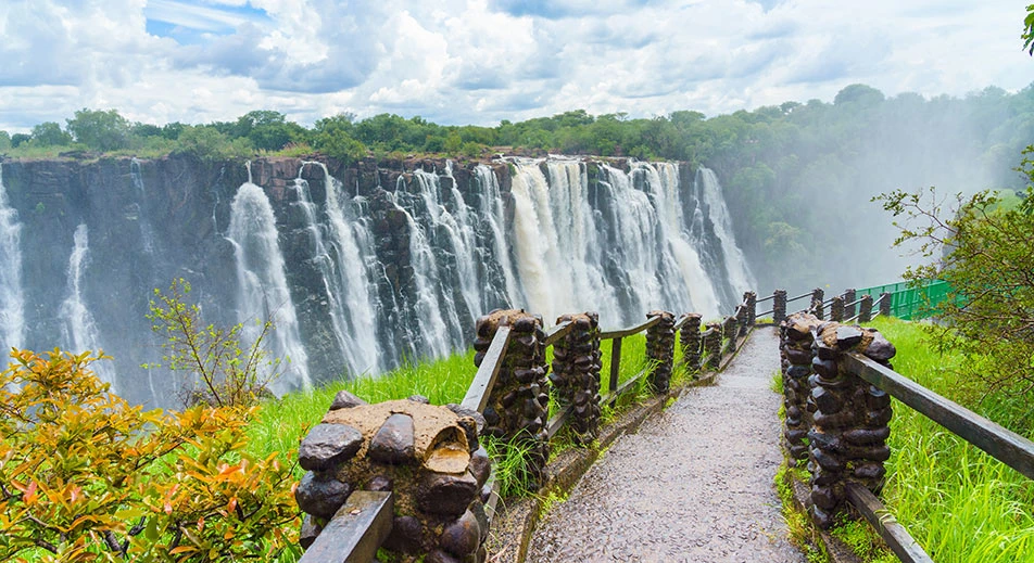 Visite pédestre des chutes Victoria