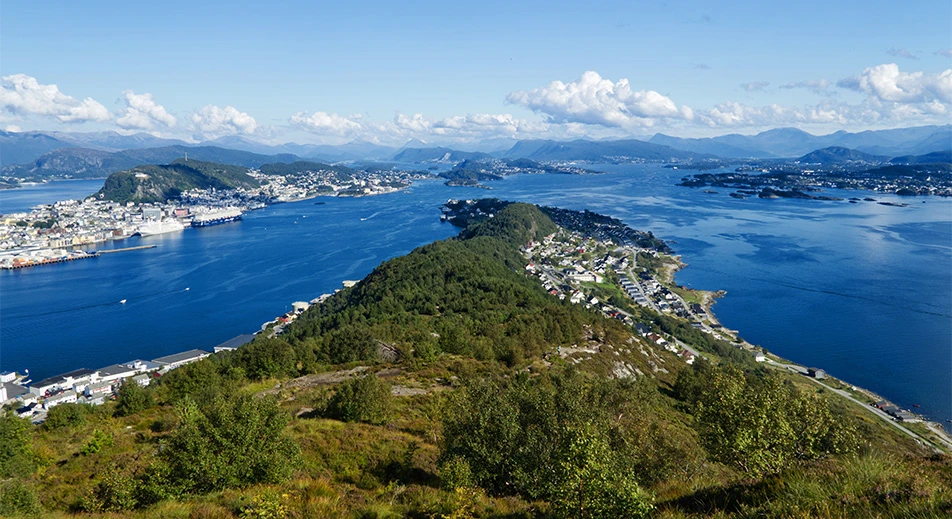 Randonnée à Sukkertoppen, Alesund