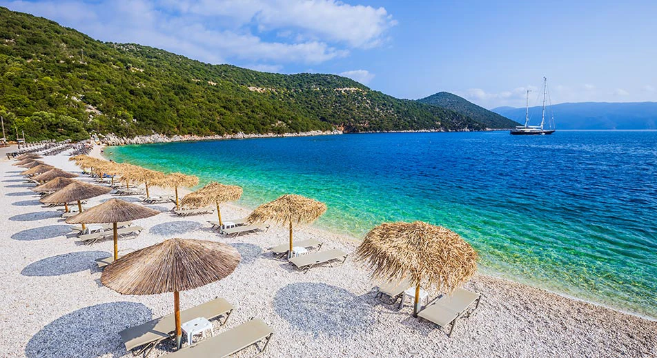 Besuch des Antisamos-Strandes