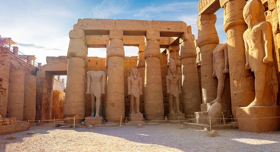 Visite du temple d'Amon