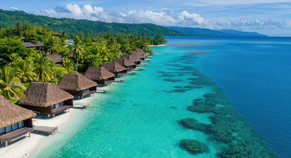 Huahine Iti im Geländewagen