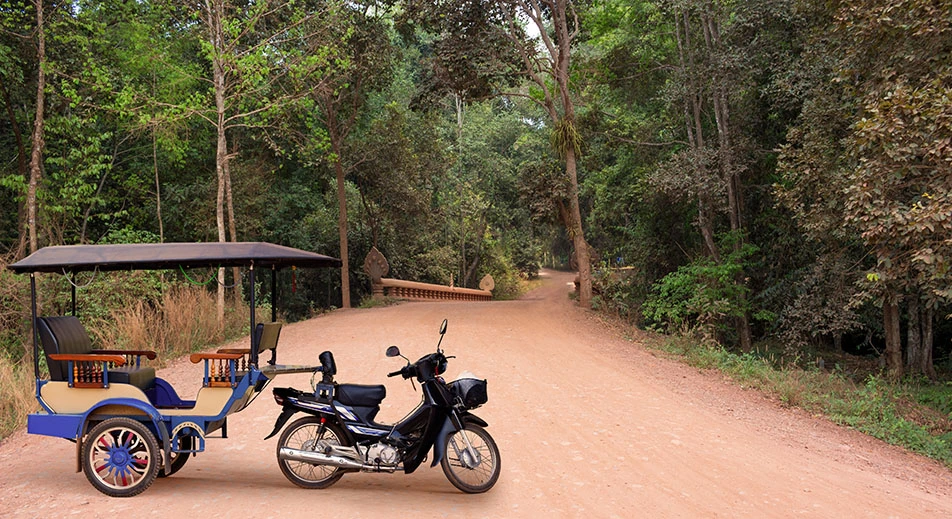 Promenade en « tuk tuk »