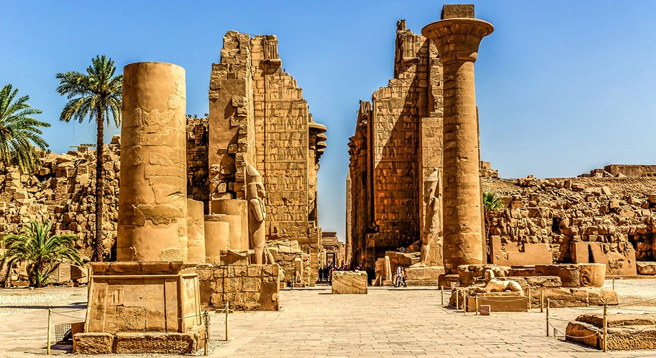 Découverte du temple de Karnak