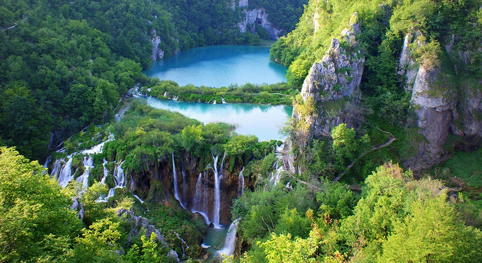 Excursion au parc national des lacs de Plitvice
