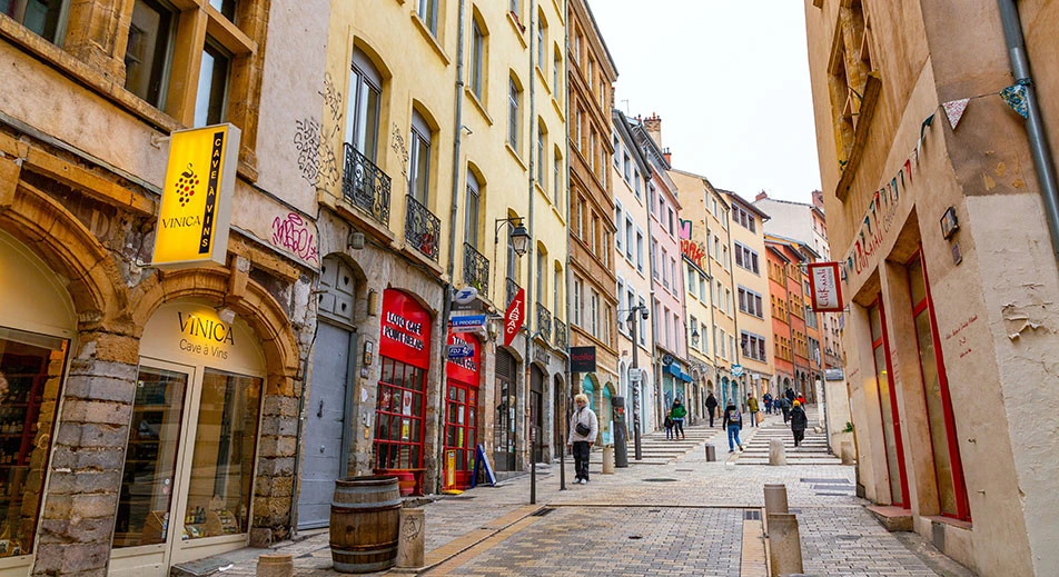 Spaziergang durch das Vieux Lyon und Verkostung