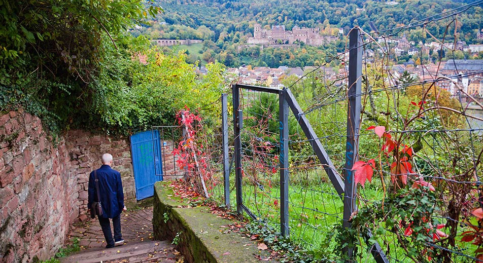 Randonnée sur le Sentier des Philosophes à Heidelberg