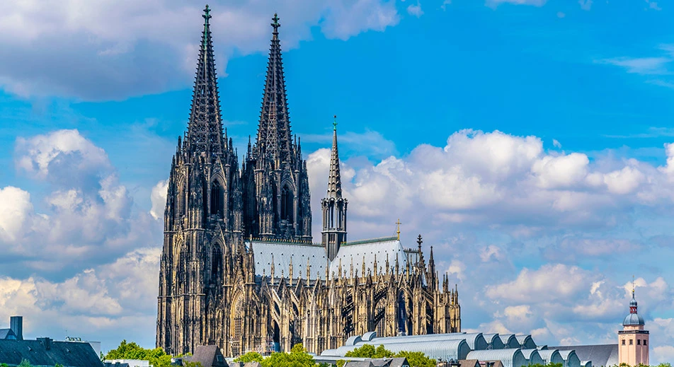 Visite de l'architecture de la cathédrale de Cologne
