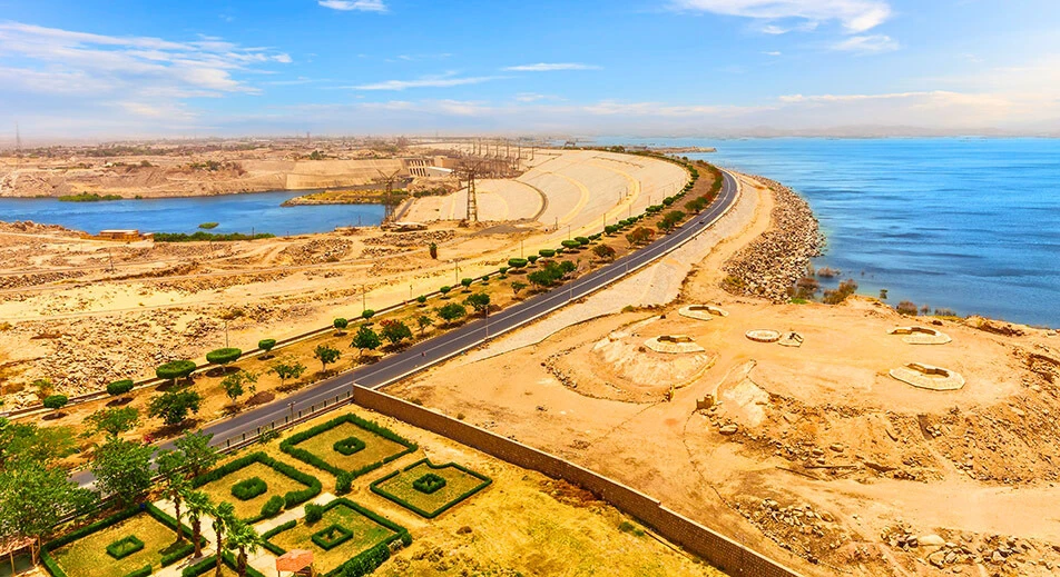 Visite du barrage d'Assouan
