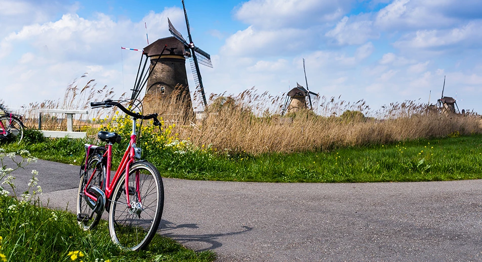 Moulins à vent de Kinderdijk en vélo électrique