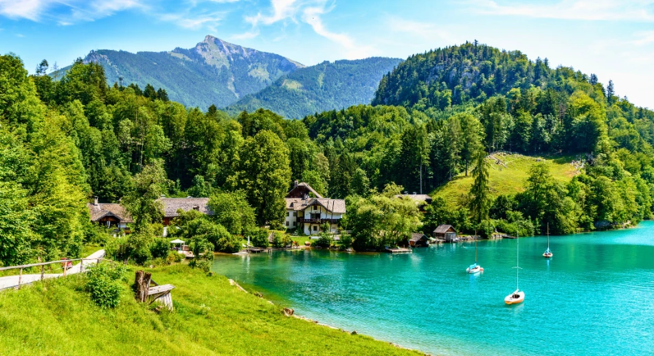 Visite guidée de Salzbola région des lacs du "Salzkammergut" : Fuschlsee, Wolfgansee, Bad Ischelurg
