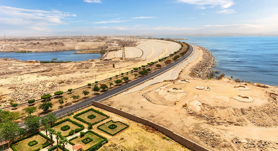 Visite du barrage d'Assouan