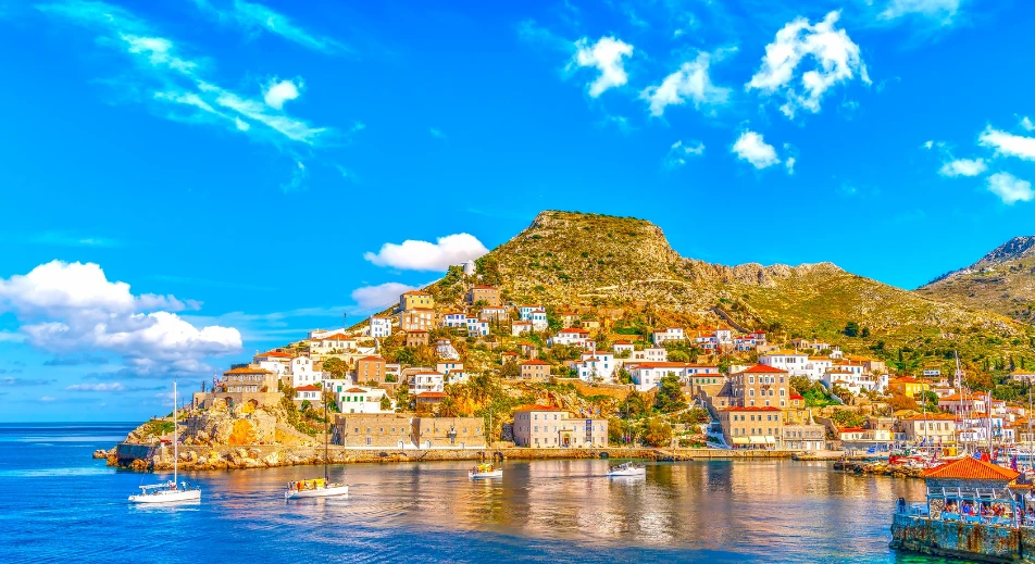 Visite libre de la ville principale d'Hydra
